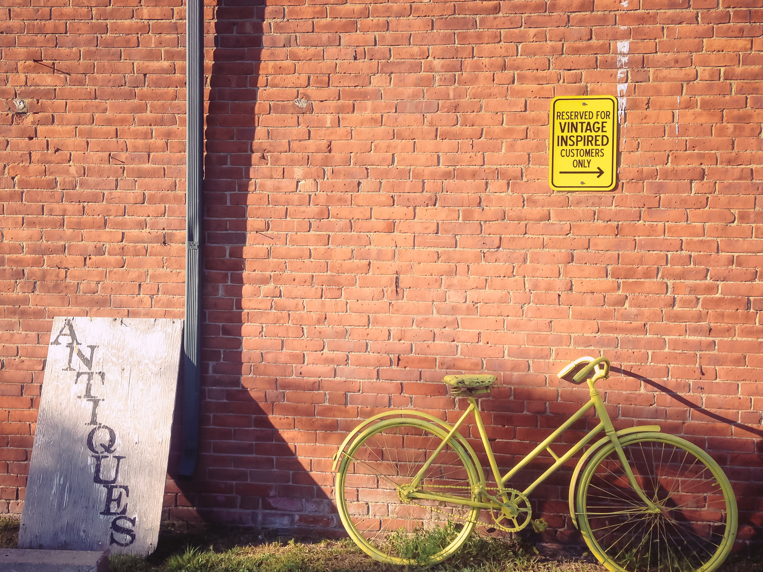 Yellow Bike Burlington Vermont